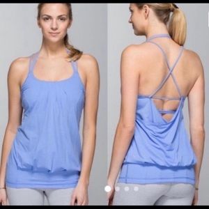 Lululemon Athletica Blue and Purple Tank Top